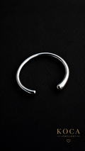 Silver Open cuff bracelet