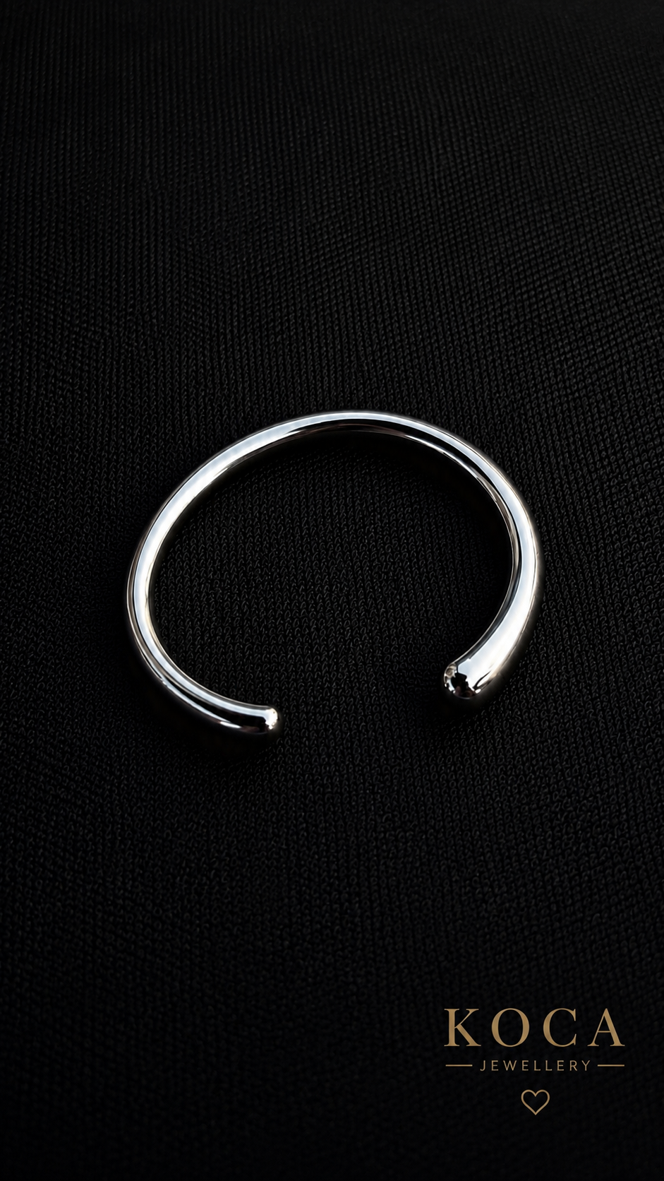Silver Open cuff bracelet