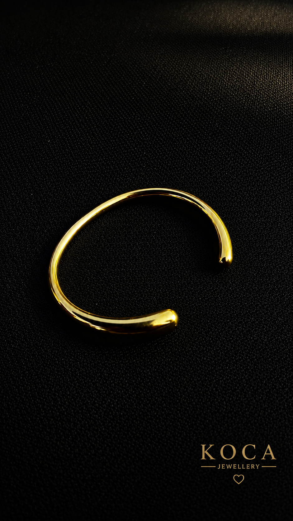 Gold Open cuff bracelet
