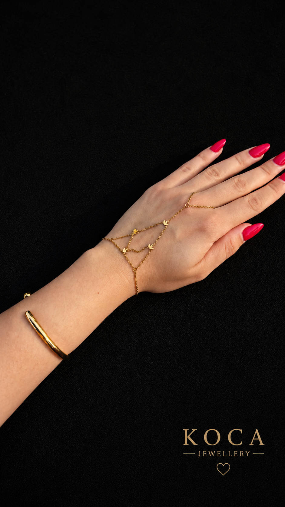 Gold Open cuff bracelet